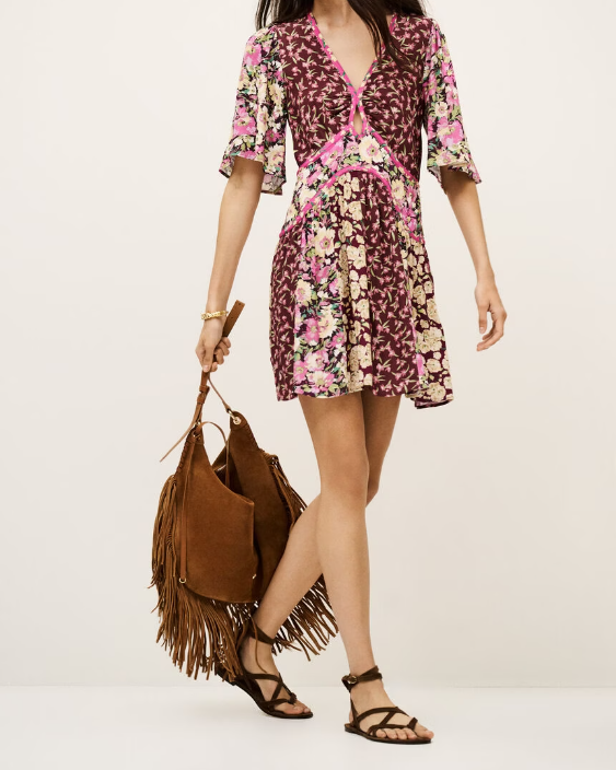 ROBE INDREA BORDEAUX - BASH